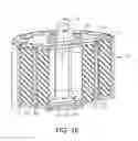 Fig. 10 - Elastomeric load compensators for load compensation of cranes