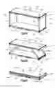 Fig. 03 - Collapsible stackable shipping container with self-contained attachment members