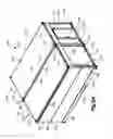 Fig. 17 - Collapsible stackable shipping container with self-contained attachment members
