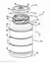 Fig. 01 - Container finish for metal lug closure