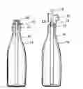 Fig. 01 - LIQUID STORAGE CLOSURE DEVICE WITH INTEGRATED STRAW