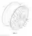 Fig. 02 - Aerodynamically efficient spoke design for a vehicle wheel