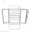 Fig. 01 - Snap off center flipper mullion
