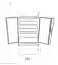 Fig. 02 - Snap off center flipper mullion