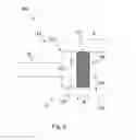 Fig. 07 - Transition between a microstrip protruding into an end of a closed waveguide having stepped sidewalls