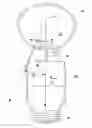 Fig. 01 - LED lamp with uniform omnidirectional light intensity output