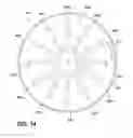 Fig. 15 - Surgical light with beam redirecting optics