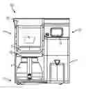 Fig. 01 - Beverage forming station door for beverage machine