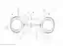 Fig. 01 - LEG SPACER FOR SKIER