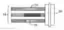 Fig. 01 - Method for re-establishing the shielding of the cables of a strand on an electrical connector and assembly for connecting a strand