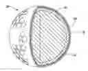 Fig. 01 - Golf ball with soft coating and hard cover