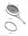 Fig. 08 - Tennis racquet with adjustable frame isolation