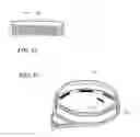 Fig. 33 - Tennis racquet with adjustable frame isolation