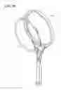 Fig. 41 - Tennis racquet with adjustable frame isolation