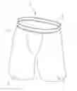 Fig. 01 - Clothing article with protective cup