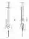 Fig. 02 - Frontal Attachment Device for Syringe with Pinch-Activated Retraction