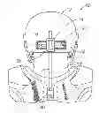 Fig. 01 - Helmet system and safety device for use with a helmet