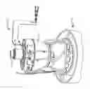 Fig. 01 - Tooling for partial disassembly of a bypass turbofan engine
