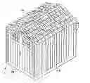 Fig. 01 - Blow molded modular shed