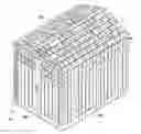 Fig. 01 - Modular blow molded shed