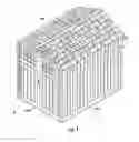 Fig. 02 - Modular blow molded shed