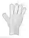 Fig. 01 - Protective glove with enhanced exterior sections