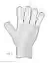Fig. 05 - Protective glove with enhanced exterior sections