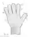 Fig. 10 - Protective glove with enhanced exterior sections