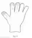 Fig. 11 - Protective glove with enhanced exterior sections