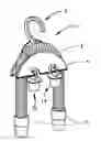 Fig. 01 - CPAP hose hanger and method of use