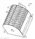 Fig. 01 - Interleaved heat sink and fan assembly