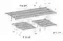 Fig. 03 - Repositionable Wire Deck Assemblies for a Storage Rack
