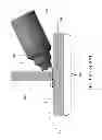 Fig. 02 - Consumables for a plasma arc torch for bevel cutting