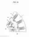 Fig. 22 - Reluctance motor having inductor pole coils located between adjacent ones of the salient poles of a rotor