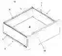 Fig. 01 - Double-walled drawer frame with an inner wall and an outer wall