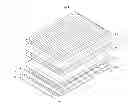 Fig. 02 - Display device comprising first and second light guide plates having recessed patterns and flat surfaces that face each other to form first and second empty spaces wherein the second empty space is narrower than the first empty space