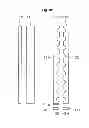 Fig. 09 - Display device comprising first and second light guide plates having recessed patterns and flat surfaces that face each other to form first and second empty spaces wherein the second empty space is narrower than the first empty space