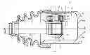 Fig. 01 - Tripod type constant velocity universal joint and method for producing same