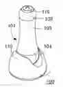 Fig. 01 - OSCILLATING MASSAGE DEVICE WITH INTERCHANGEABLE ATTACHMENT TIPS