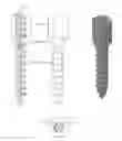 Fig. 01 - Flexible Rail Bar Bone Fixation System