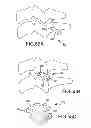 Fig. 46 - Vertebral joint implants and delivery tools