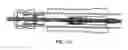 Fig. 43 - System for implanting a prosthesis