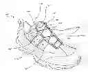 Fig. 01 - Methods and devices for retrofitting footwear to include a reel based closure system
