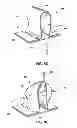 Fig. 43 - Methods and devices for retrofitting footwear to include a reel based closure system