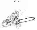 Fig. 02 - Guide bar fastening device for chain saw