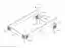 Fig. 01 - Raised garden bed with louver-secured corner brackets