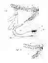 Fig. 02 - Bicycle handlebar-stored cable lock