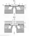 Fig. 02 - Micromechanical structure having a deformable membrane and a protection against strong deformations