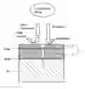 Fig. 01 - Engine combustion chamber structure, and inner wall structure of through channel