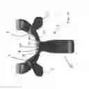 Fig. 13 - Handleless slingshot with folding storage compartment